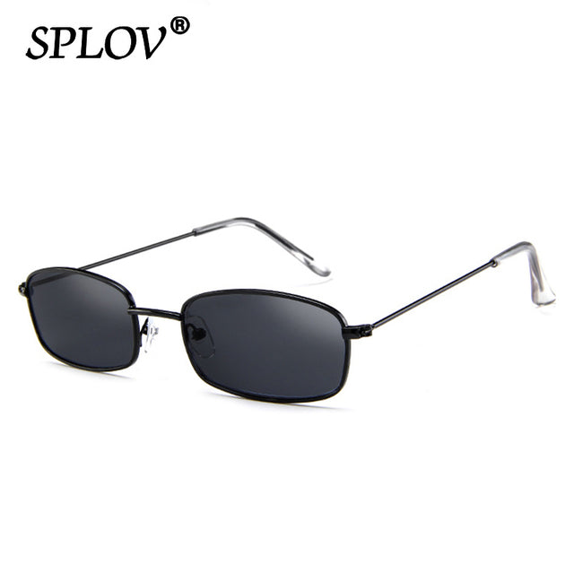 Vintage Small Rectangle Sunglasses Men Women Retro Metal Frame Sun Glasses AV8R