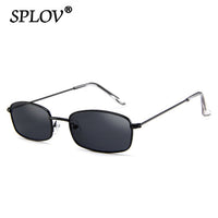 Thumbnail for Vintage Small Rectangle Sunglasses Men Women Retro Metal Frame Sun Glasses AV8R