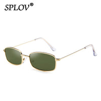 Thumbnail for Vintage Small Rectangle Sunglasses Men Women Retro Metal Frame Sun Glasses AV8R