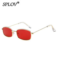 Thumbnail for Vintage Small Rectangle Sunglasses Men Women Retro Metal Frame Sun Glasses AV8R