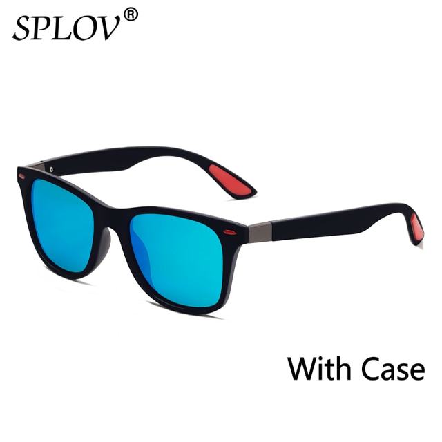 Classic Square Polarized Sunglasses Men Women Fashion Driving Sun Glasses AV8R