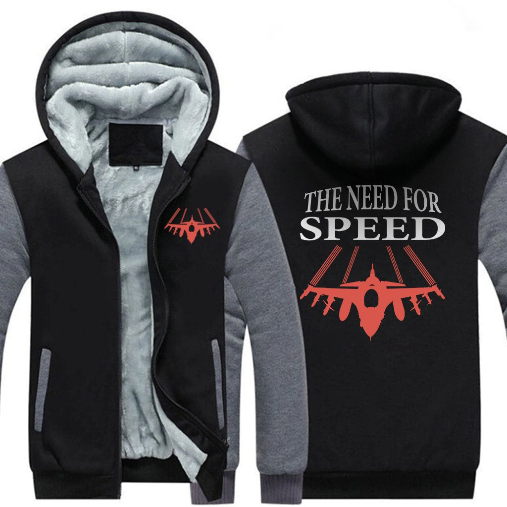 THE NEED FOR SPEED DESIGNED ZIPPER SWEATER THE AV8R