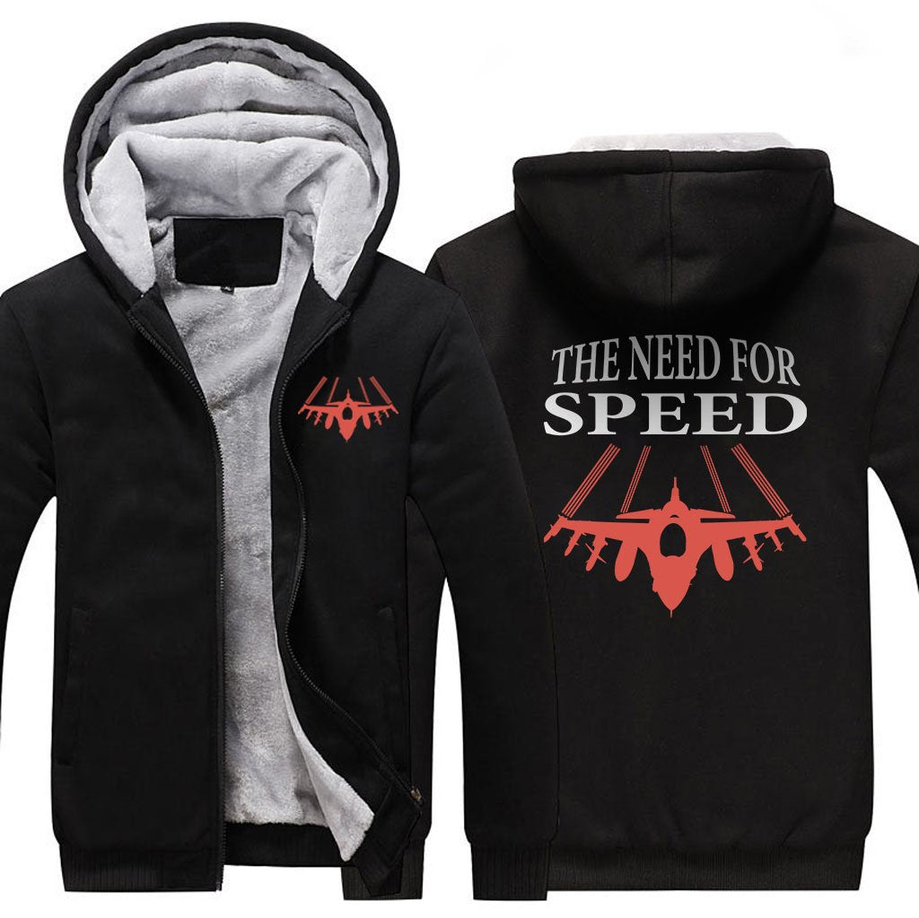 THE NEED FOR SPEED DESIGNED ZIPPER SWEATER THE AV8R