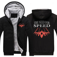 Thumbnail for THE NEED FOR SPEED DESIGNED ZIPPER SWEATER THE AV8R