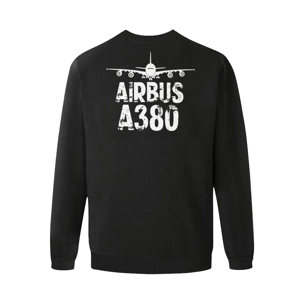 AIRBUS 380 Men's Oversized Fleece Crew Sweatshirt e-joyer