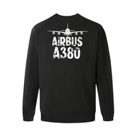 Thumbnail for AIRBUS 380 Men's Oversized Fleece Crew Sweatshirt e-joyer