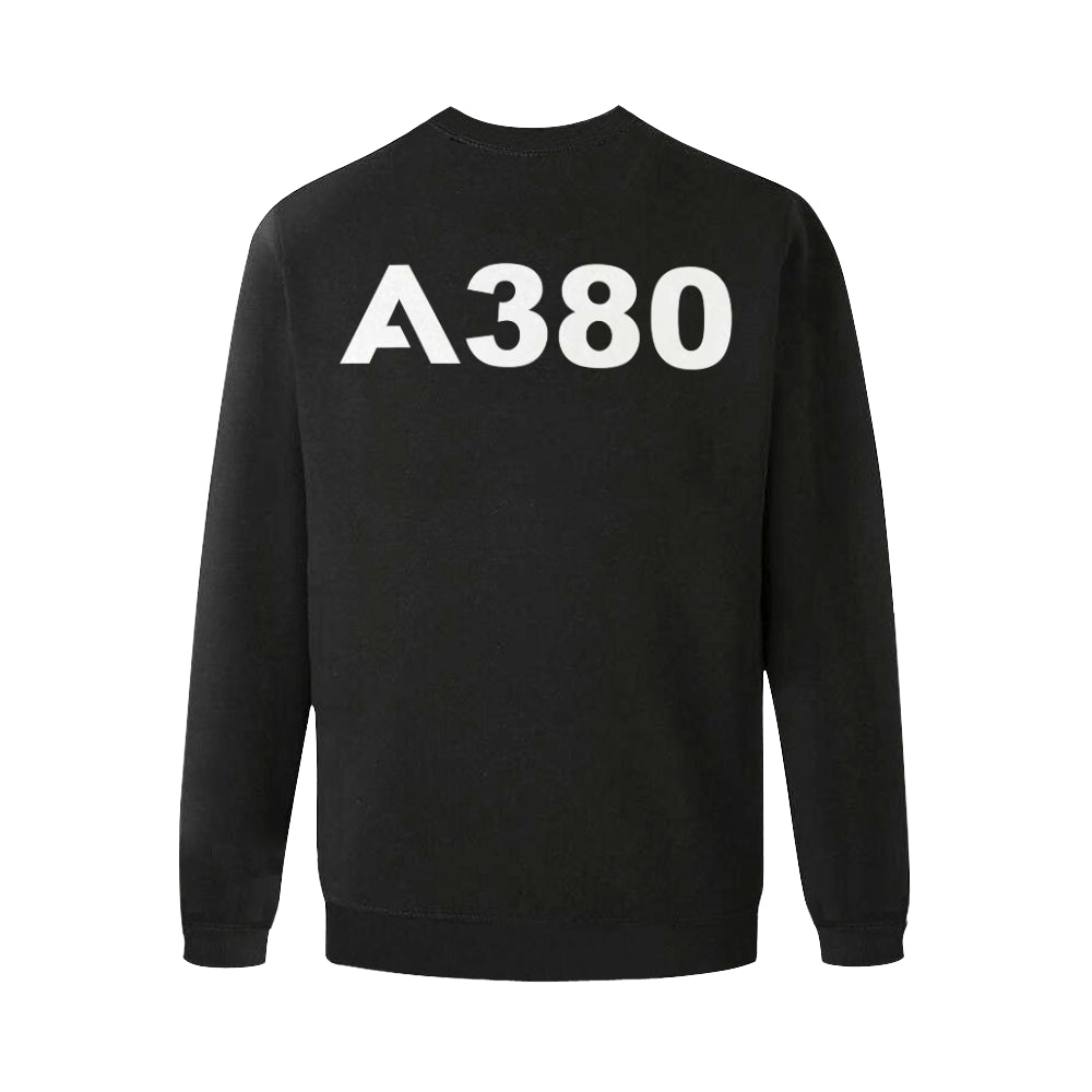 AIRBUS 380 Men's Oversized Fleece Crew Sweatshirt e-joyer