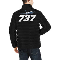 Thumbnail for BOEING 737 Men's Stand Collar Padded Jacket e-joyer