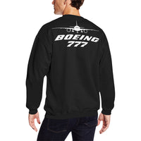 Thumbnail for BOEING 777 Men's Oversized Fleece Crew Sweatshirt e-joyer