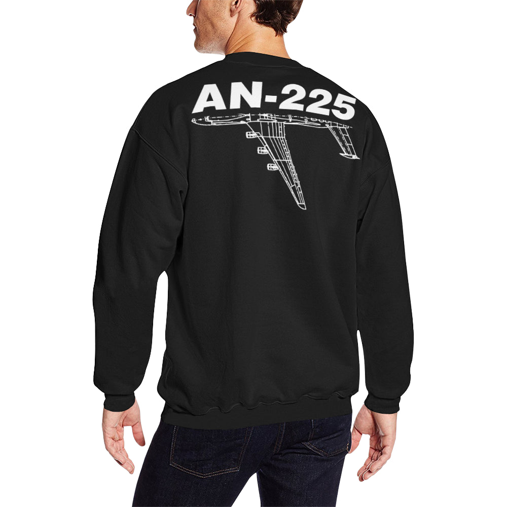 ANTONOV - 225 Men's Oversized Fleece Crew Sweatshirt e-joyer