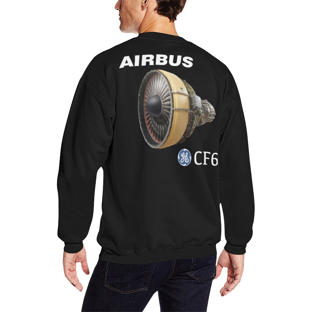 AIRBUS 380 Men's Oversized Fleece Crew Sweatshirt e-joyer