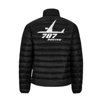 Thumbnail for BOEING - 787 Men's Stand Collar Padded Jacket e-joyer
