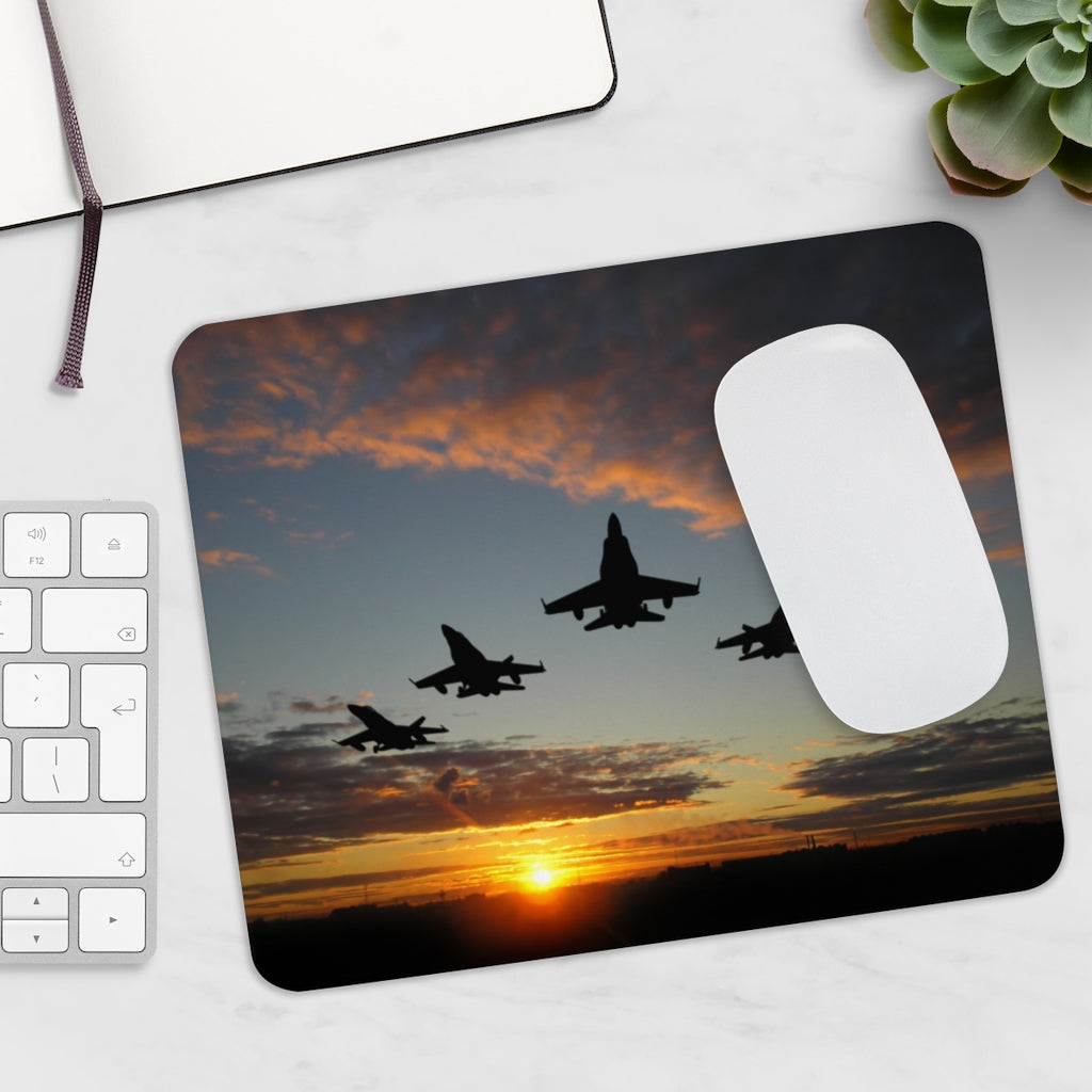 AIRCRAFT MORNING -  MOUSE PAD Printify