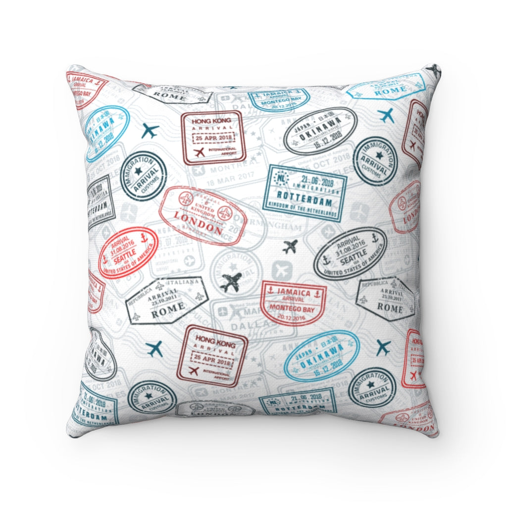 AVIATION PASSPORT PILLOW Printify