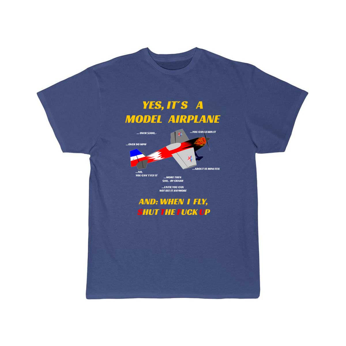 Model Building Pilot Airplane T-SHIRT THE AV8R