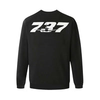 Thumbnail for BOEING 737 Men's Oversized Fleece Crew Sweatshirt e-joyer