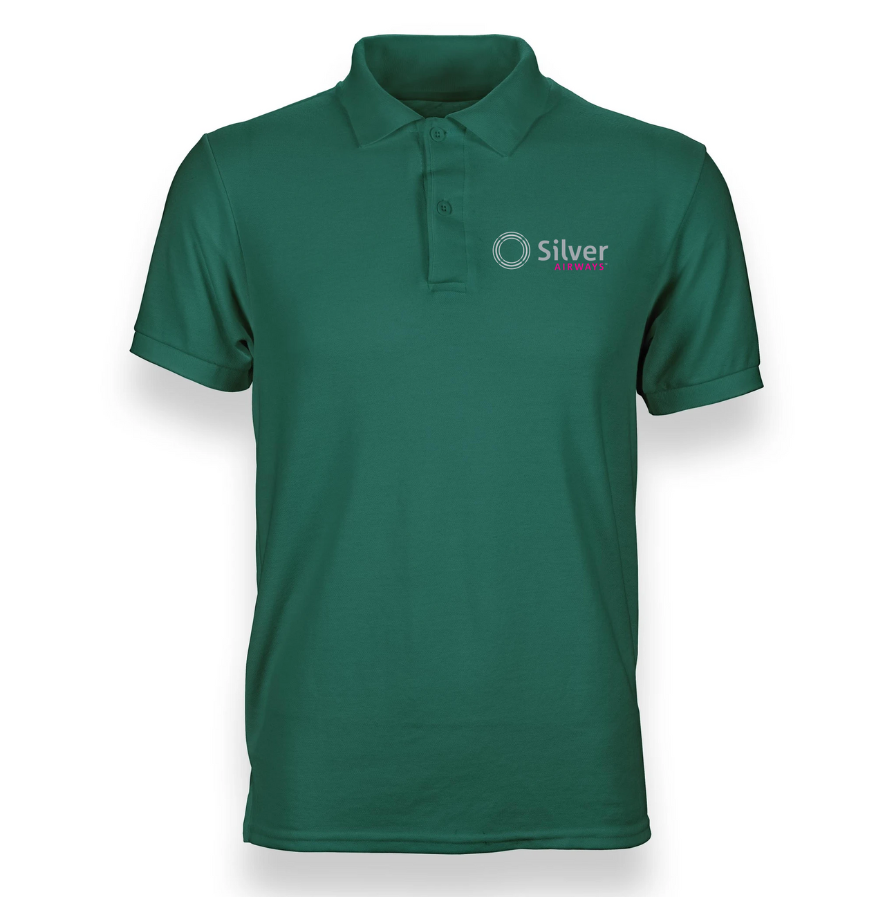 SILBERNES AIRLINES-POLO-T-SHIRT