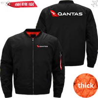 Thumbnail for QANTAS AIRLINES MA1 JACKET THE AV8R