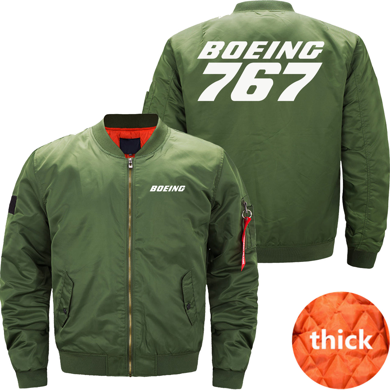 Boeing 767 Ma-1 Bomber Jacket Flight Jacket Aviator Jacket THE AV8R