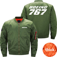 Thumbnail for Boeing 767 Ma-1 Bomber Jacket Flight Jacket Aviator Jacket THE AV8R