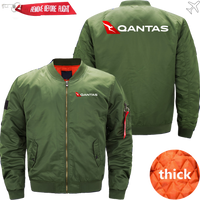 Thumbnail for QANTAS AIRLINES MA1 JACKET THE AV8R