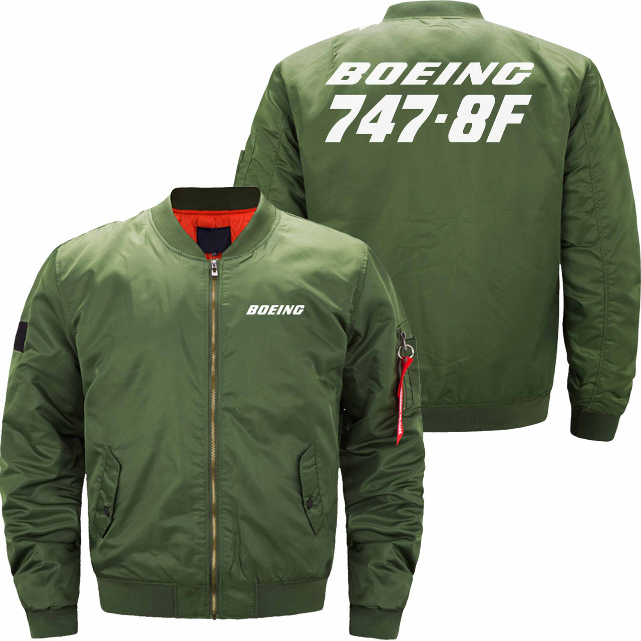 Boeing 747-8F Ma-1 Bomber Jacket Flight Jacket Aviator Jacket THE AV8R