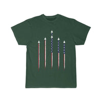 Thumbnail for Jet US Flag, Jets Flying, Patriotic USA T Shirt THE AV8R