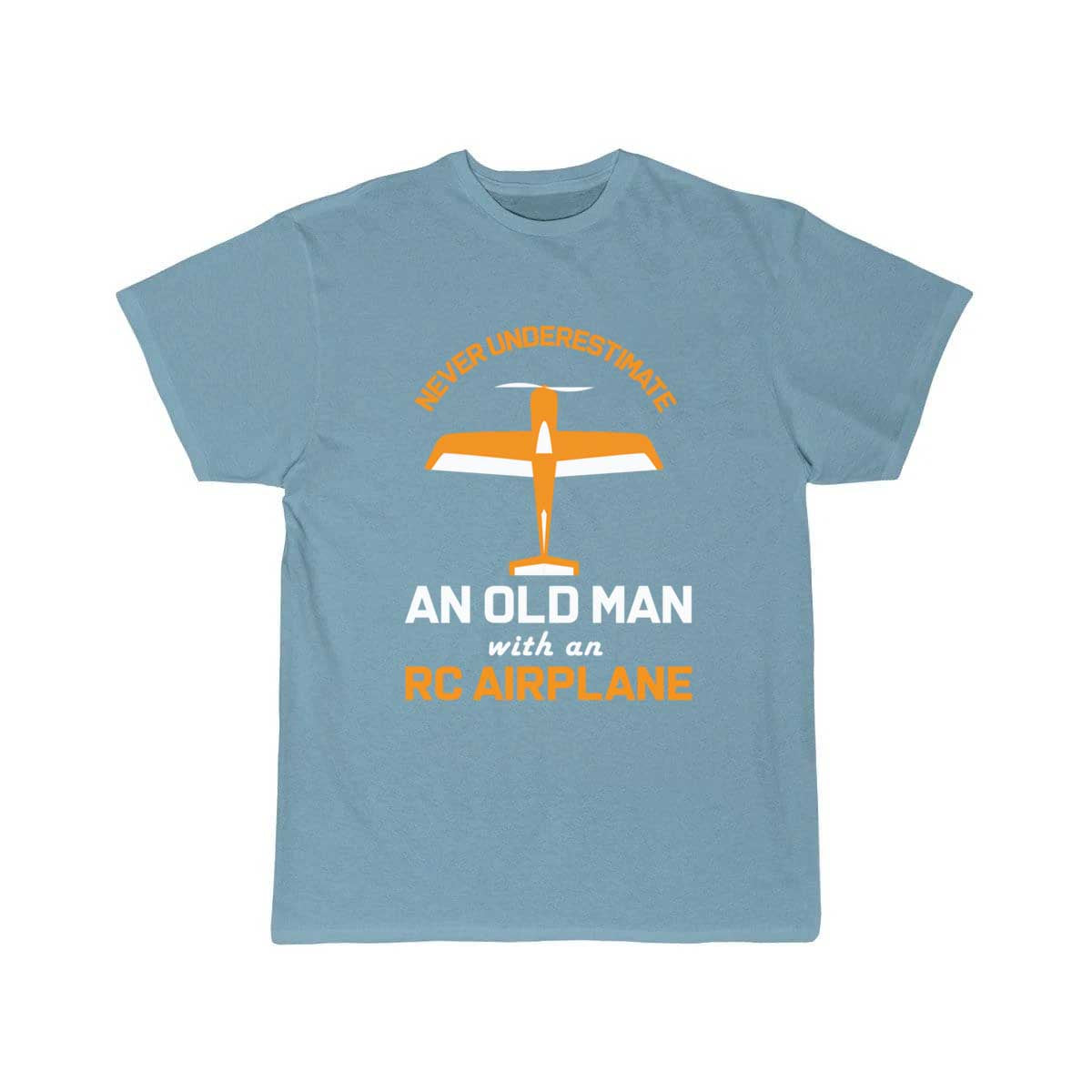 Old Man With RC Airplane T-SHIRT THE AV8R