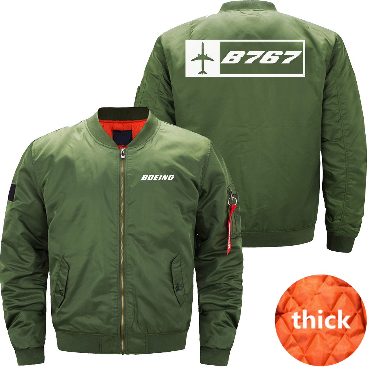 Boeing 767 Ma-1 Bomber Jacket Flight Jacket Aviator Jacket THE AV8R