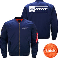 Thumbnail for Boeing 767 Ma-1 Bomber Jacket Flight Jacket Aviator Jacket THE AV8R