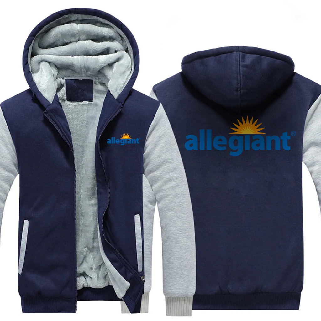 ALLEGIANT AIRLINES  JACKETS FLEECE SWEATSHIRT