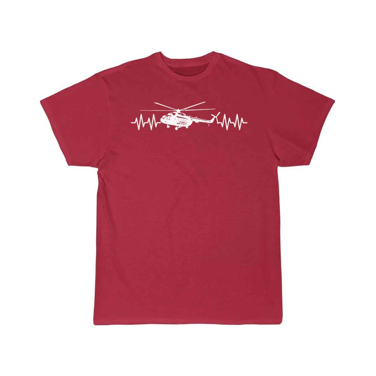 Helicopter Heartbeat T-SHIRT THE AV8R