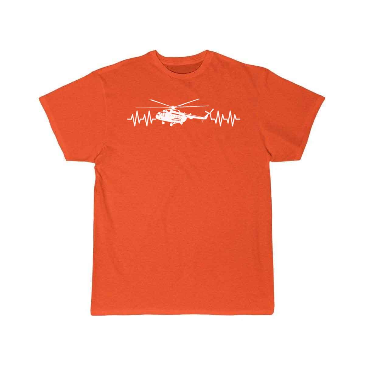 Helicopter Heartbeat T-SHIRT THE AV8R