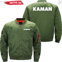 Thumbnail for KAMAN HELICOPTER LOGO BOMBER FLIGHT AVIATOR JACKET