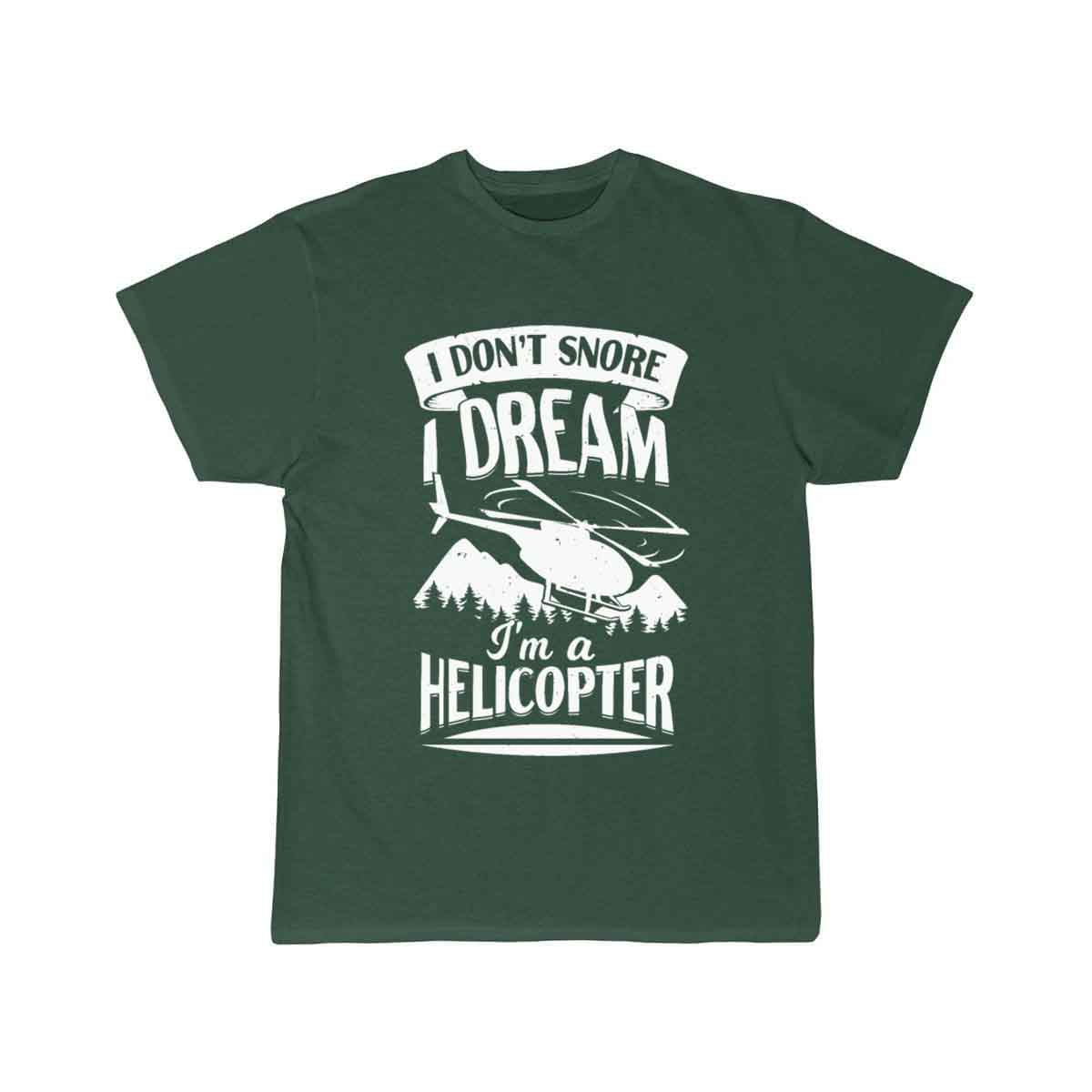 I Don't Snore I Dream I'm A Helicopter  T-SHIRT THE AV8R