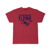 Thumbnail for I'd Rather Be Flying Flying Pilot Plane T-SHIRT THE AV8R