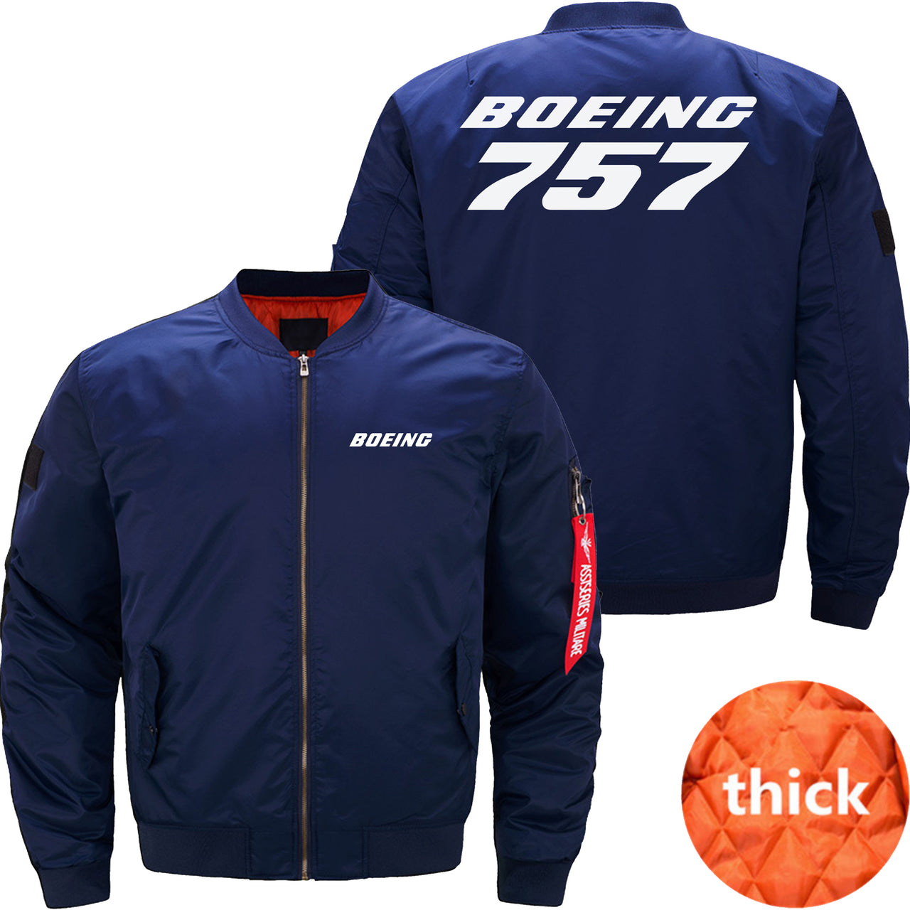 Boeing 757 Ma-1 Bomber Jacket Flight Jacket Aviator Jacket THE AV8R