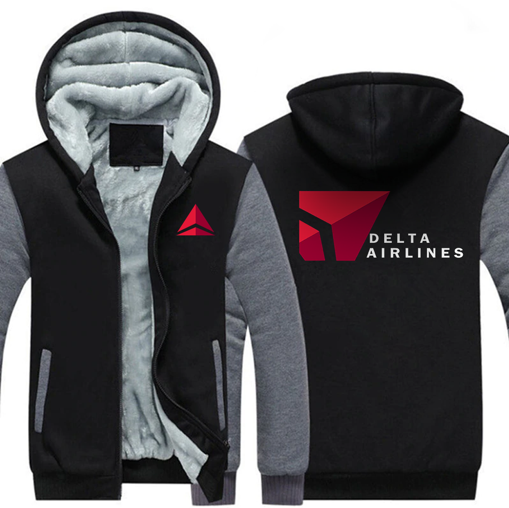 DELTA AIRLINES JACKEN FLEECE-SWEATSHIRT