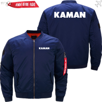 Thumbnail for KAMAN HELICOPTER LOGO BOMBER FLIGHT AVIATOR JACKET