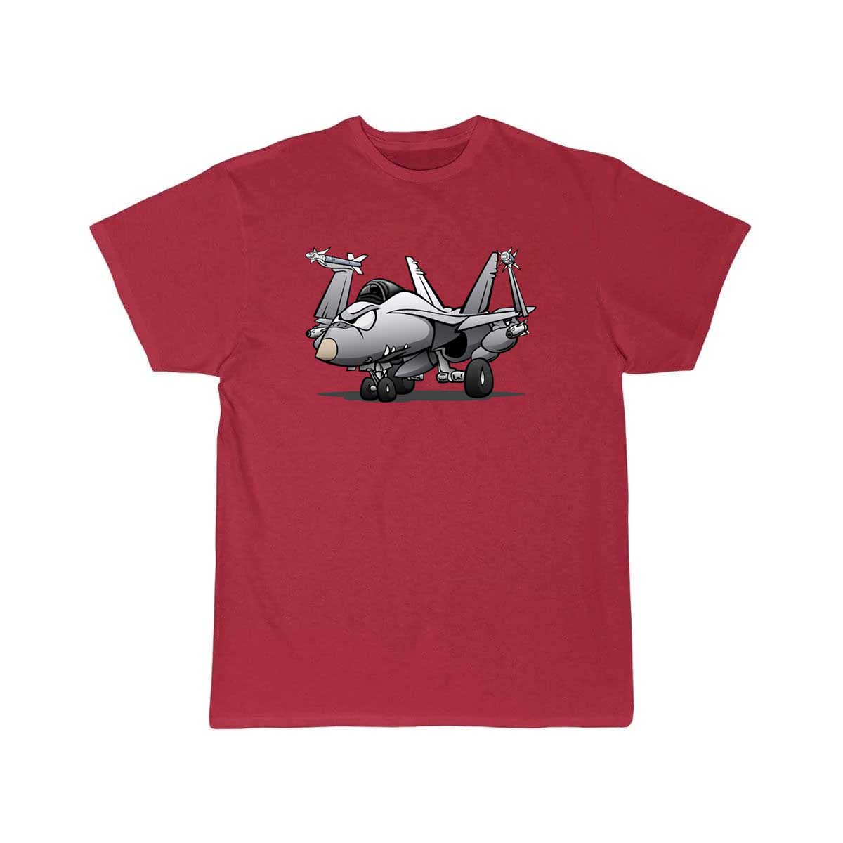 Military Naval Fighter Jet Airplane Cartoon T-SHIRT THE AV8R