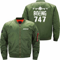 Thumbnail for Boeing 747 Ma-1 Bomber Jacket Flight Jacket Aviator Jacket THE AV8R