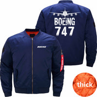 Thumbnail for Boeing 747 Ma-1 Bomber Jacket Flight Jacket Aviator Jacket THE AV8R