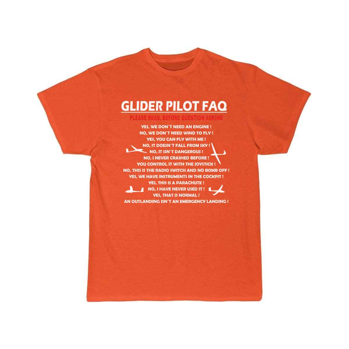 glider pilot FAQ funny T-SHIRT THE AV8R