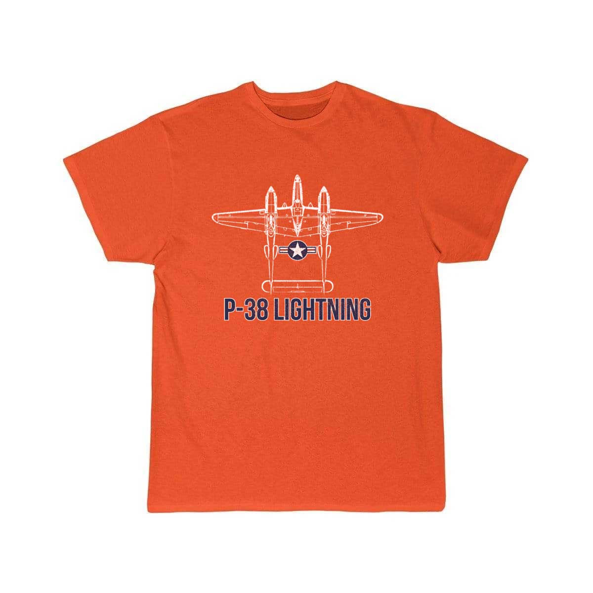 P 38 Lightning Fighter Aircraft Carrier Aviation T-SHIRT THE AV8R