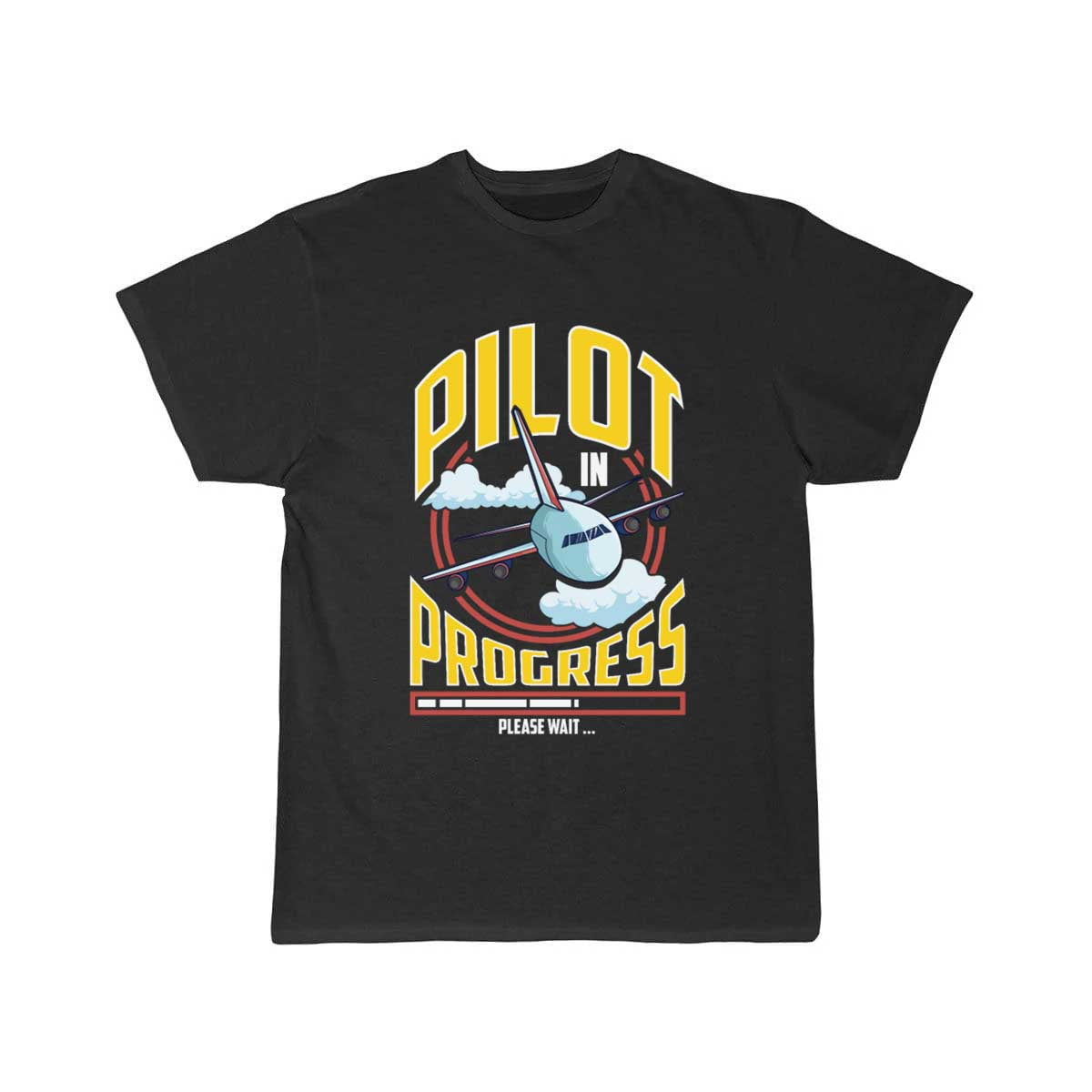 Funny Pilot In Progress Please Wait Airplane Pilot T-SHIRT THE AV8R