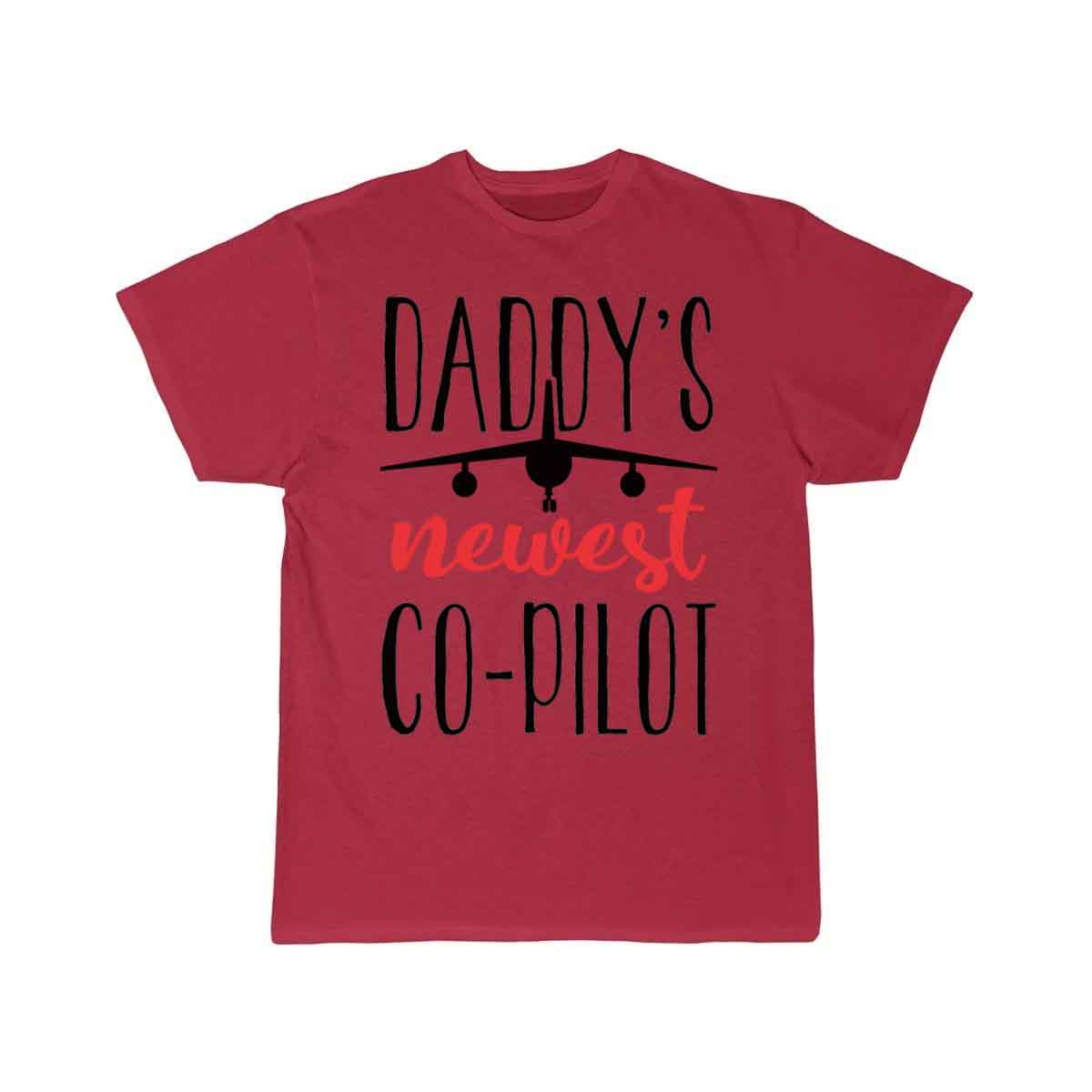 Daddy's Newest Co-Pilot Jet Aircraft Airplane T-SHIRT THE AV8R