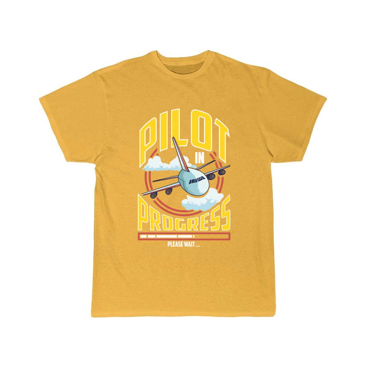 Funny Pilot In Progress Please Wait Airplane Pilot T-SHIRT THE AV8R