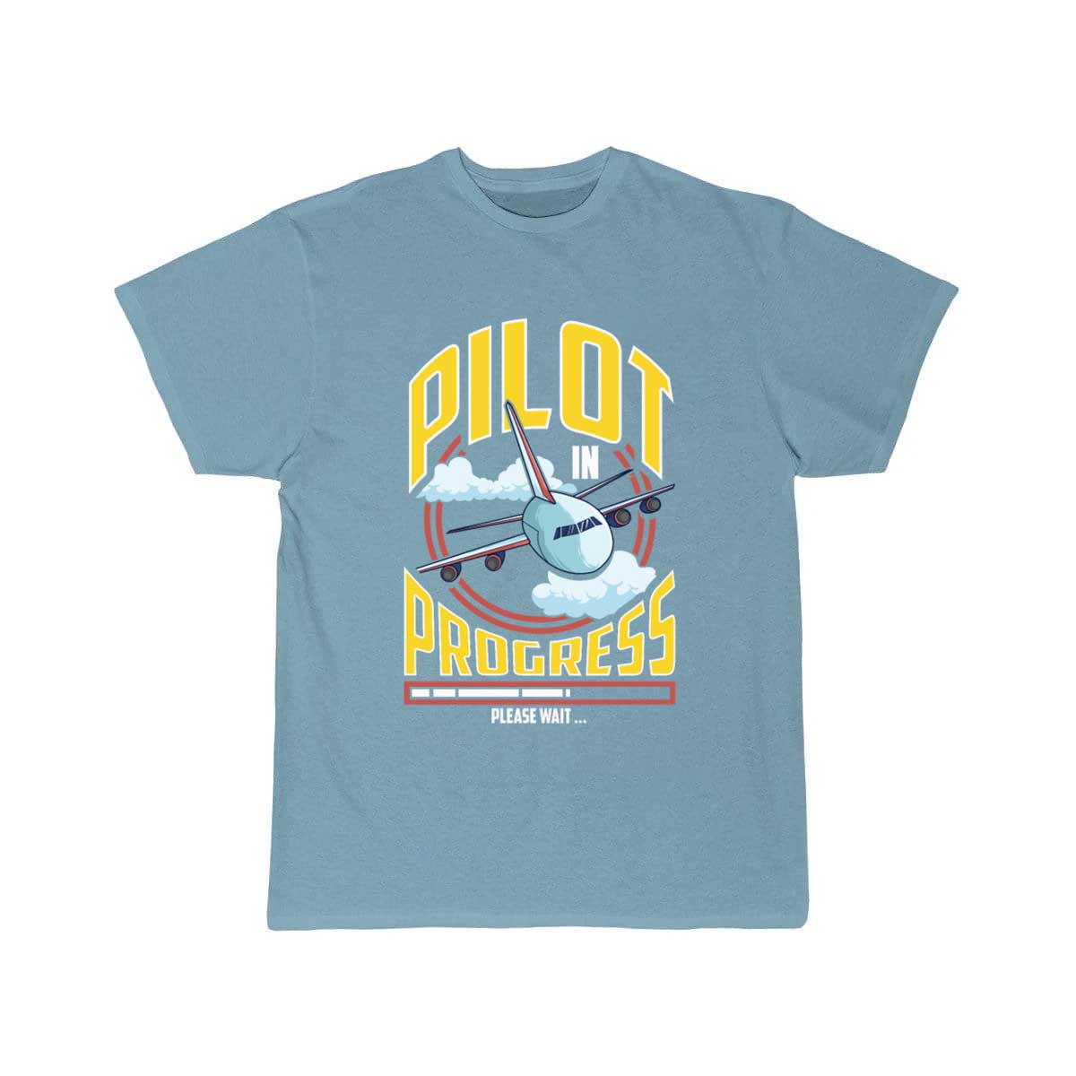 Funny Pilot In Progress Please Wait Airplane Pilot T-SHIRT THE AV8R