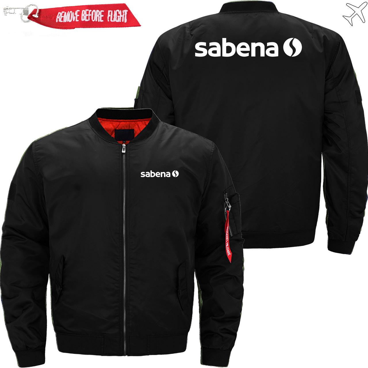 SABENA AIRLINES MA1 JACKET THE AV8R
