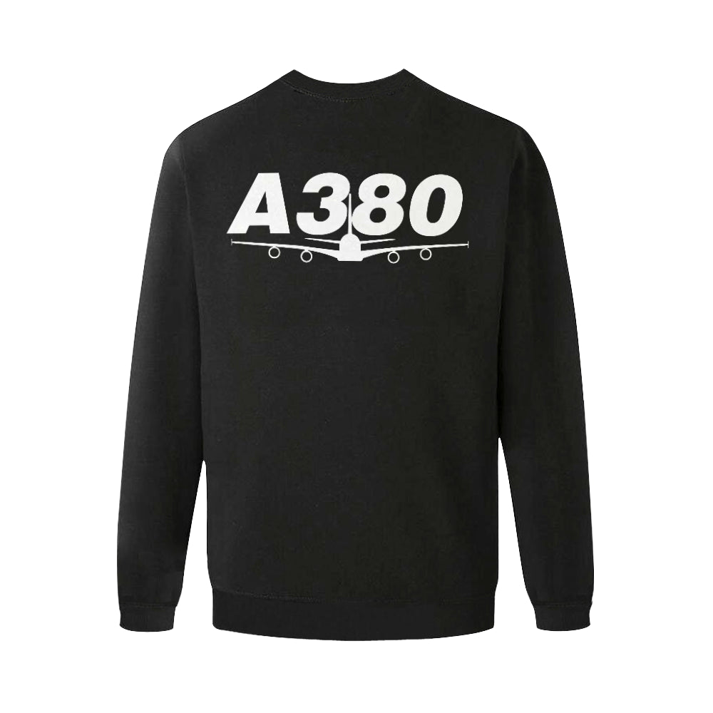 AIRBUS 380 Men's Oversized Fleece Crew Sweatshirt e-joyer